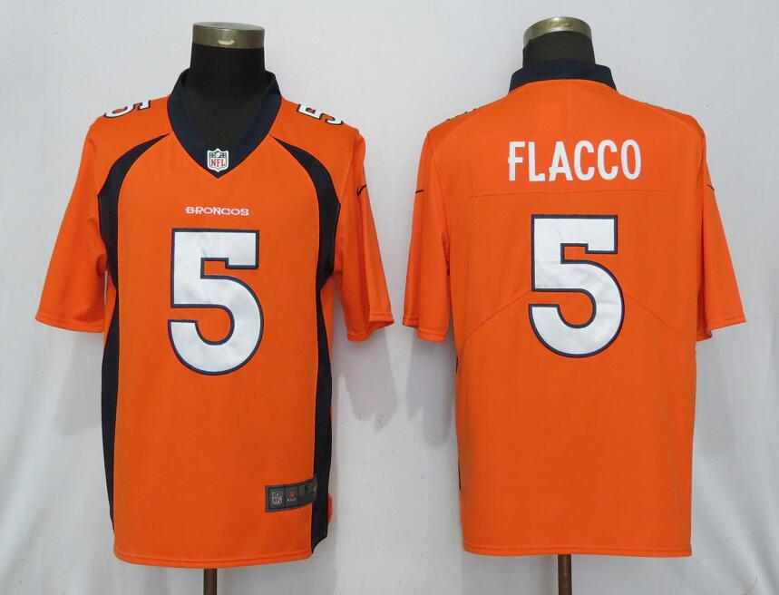 NEW Nike Denver Broncos #5 Flacco Orange 2017 Vapor Untouchable Limited jerseys->oakland raiders->NFL Jersey